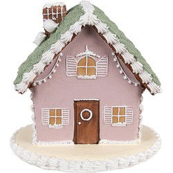 Clayre & Eef Gingerbread house Roze Katoen