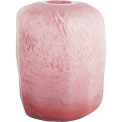 Light&living Vaas Ø33x42 cm PACENGO glas koraal-licht roze