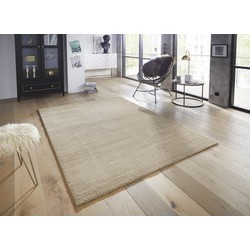 ELLE DECORATION - MODERN DESIGN VLOERKLEED - LAAGPOLIG - EFFEN - BEIGE / BRUIN