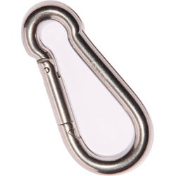 Snaphook for connecting shade sails to mounting points