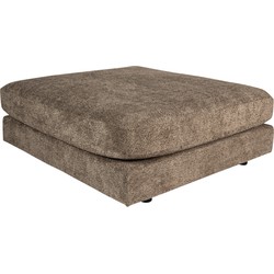 PTMD Nilla sofa footstool SiC Ant5 Brown