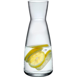 Bormioli Rocco Drank/water karaf of kleine vaas - glas - transparant - D8 cm x H20 cm - 500 ML - Karaffen