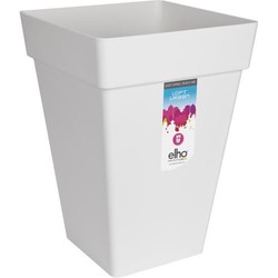 ELHO plantenbak hoog vierkant - 37 cm - wit