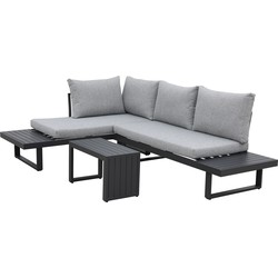 Sens-Line - Delphi Loungeset - 175x78x70cm - Antraciet