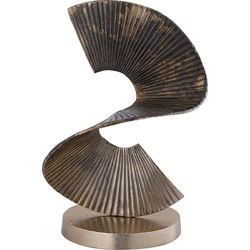 PTMD Manoa Decoratief Beeld - 28x22x38 cm - Aluminium - Goud