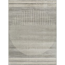 Modern Scandinavisch Tapijt ENSO - Grijs/Beige - 200x275 cm