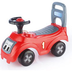 Dolu Sit & Ride Rood/Zwart Loopauto