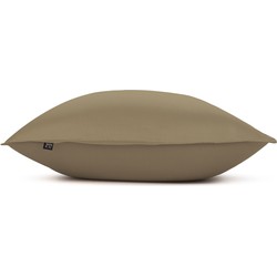 Zo!Home Kussensloop Satinado pillowcase Real Taupe 60 x 70 cm