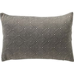 Dutch Decor VERANO - Outdoor Kussenhoes 40x60 cm - waterafstotend en uv-bestendig - Charcoal Gray - antraciet - Dutch Decor
