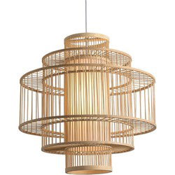 Fine Asianliving Bamboe Hanglamp Handgemaakt Naturel - Leona D60xH60cm