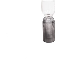 Housevitamin Double sided Vase - Black - 8x8x26cm