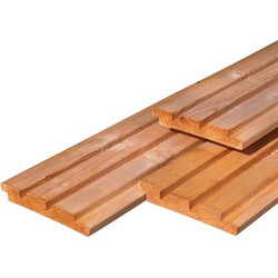 Triple profiel plank 2,2 x 14 x 400 cm - Gardenlux