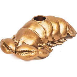 Housevitamin Lobster Candle holder - Gold - 16x10x5cm