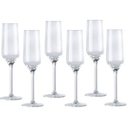 60x Champagneglas/glazen 22 centiliter - Champagneglazen