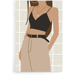 Baggy Jeans - Walljar - Wanddecoratie - Poster