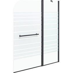 Beliani TUAPI - Douchescherm met twee panelen-Transparant-Veiligheidsglas