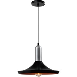 QUVIO Hanglamp rond zwart - QUV5173L-BLACK