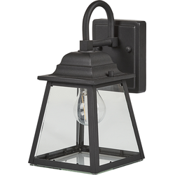 Beliani GARRY - Outdoor wandlamp-Zwart-Glas