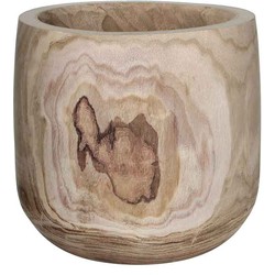 Mica Decorations pia bloempot lichtbruin maat in cm: 40 x 40