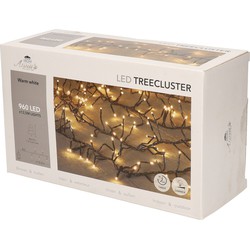 Anna's Collection Kerstverlichting - 960 leds - warm wit - 12,5 m - Kerstverlichting kerstboom