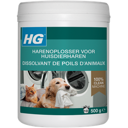 Hg harenoplosser voor huisdierharen