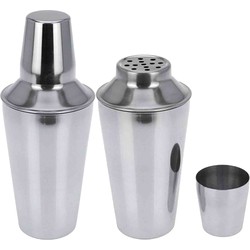 Set van 2x Party cocktailshakers RVS 500 ml - Cocktailshakers