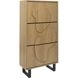 4goodz Schoenenkast Calypso 40x60x115 cm 18 paar - bruin