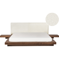 Beliani ZEN - Waterbed-Bruin-MDF