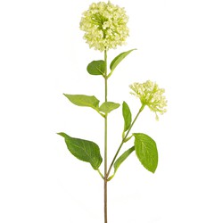 Greenmoods Kunstbloem Sneeuwbal/Viburnum - Viburnum opulus - Nep plant - 1 Stuk - 70cm - Wit -