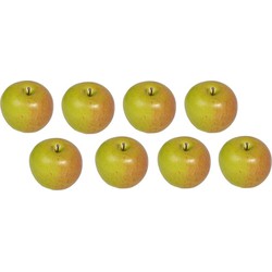 8x Kunst fruit appels 8 cm - Kunstbloemen