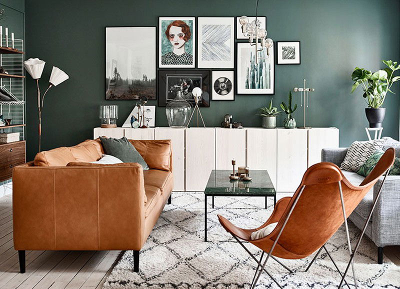 4x (kunst)leer combineren in je interieur