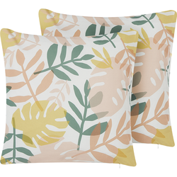 TEGEA  - Tuinkussen set van 2 - Multicolor - Polyester