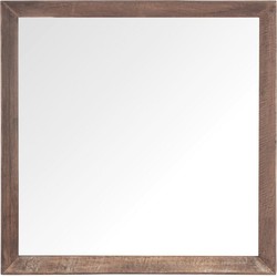 DTP Home Mirror Metropole square,80x80x5 cm, recycled teakwood