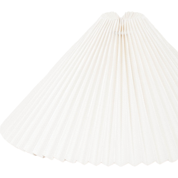 Housevitamin Pleated Lampshade - Paper - White - S-