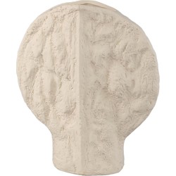 PTMD Vaas Linos - 33x10x38 cm - Keramiek - Taupe