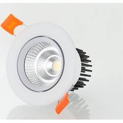 Witte LED inbouwarmatuur 10W 95mm tot 104 mm zaagmaat