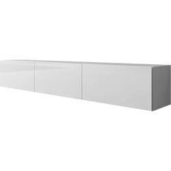 Meubella - TV-Meubel Bonzo - Wit - 180 cm