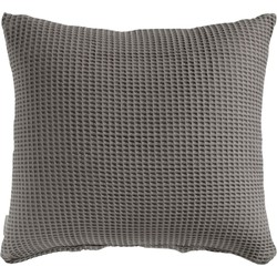 Heckett & Lane Kussensloop Wafel Pillowcase Dark Gull Grey 60 x 70 cm