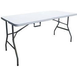 Inklapbare Tafel 150 cm voor 6 personen Wit