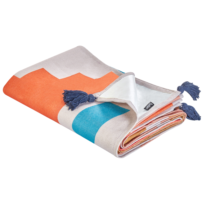 KAMBAR - Picknickkleed - Meerkleurig - 200 x 200 cm - Polyester - 