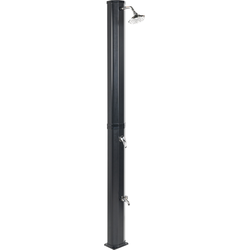 Beliani TOPOCALMA - Buitendouche-Zwart-PVC