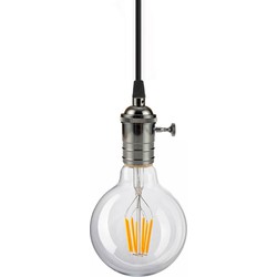 Groenovatie Vintage Hanglamp Fitting E27, Parelzwart