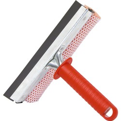 Raamwisser / raamtrekker met rood plastic handvat 19 cm - Raamwissers