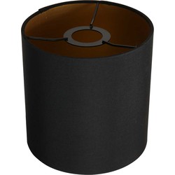 Mexlite kappen Lampenkappen - zwart - metaal - 18 cm - E27 fitting - K1562SS