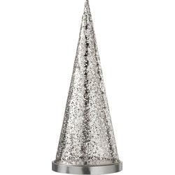  J-Line Tafellamp kegel Metaal Led zilver - Large