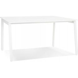 AMADEUS vergadertafel 160x160x745 cm Wit