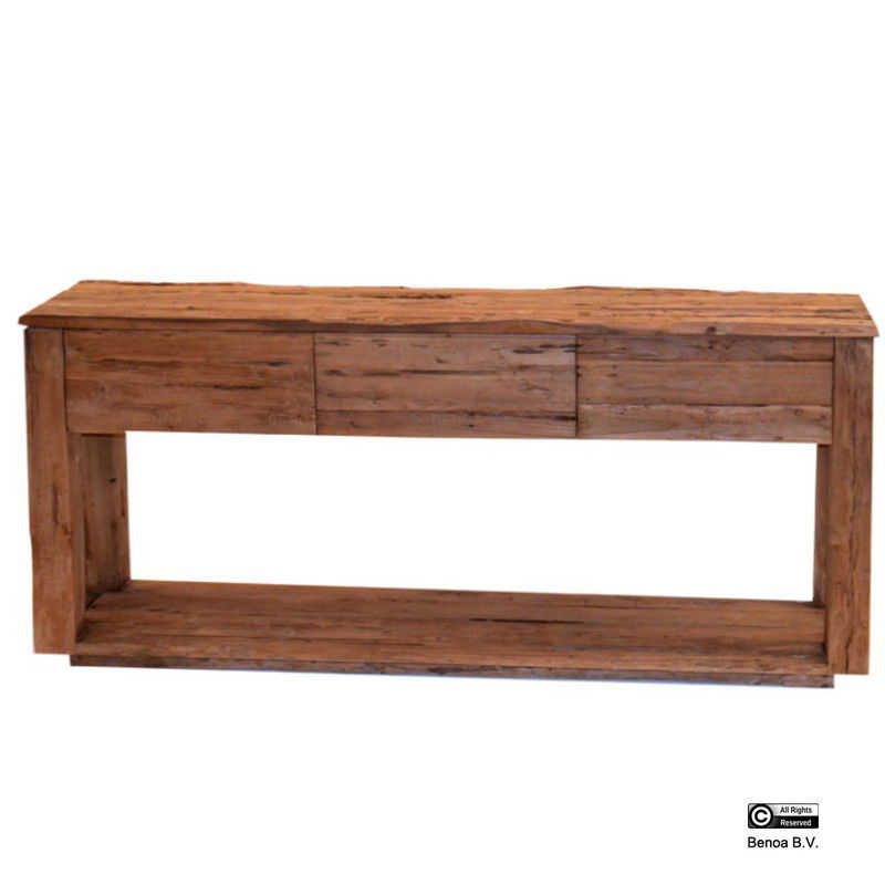 Benoa Bridge 3 Drawer Sidetable Teak 160 cm - 