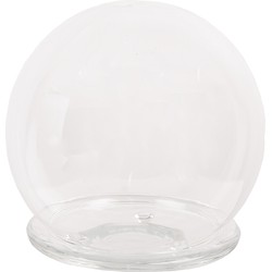 Clayre & Eef Stolp  Ø 15x16 cm Transparant Glas Rond