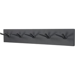 Spinder Design kapstok Pull 5 - Zwart - 10 haken