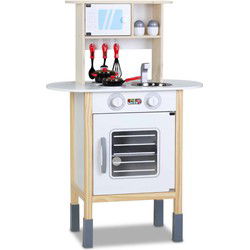 Speelkeuken kinderdroom van hout incl. 35-dlg. accessoires